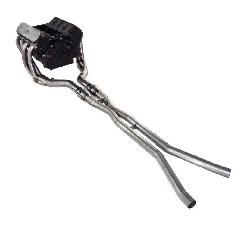 Stainless Works Long-Tube Headers With X-Pipe And Catalytic Converters – 1-7/8" Primaries, Fits 2005–2008 Chevy Corvette 1