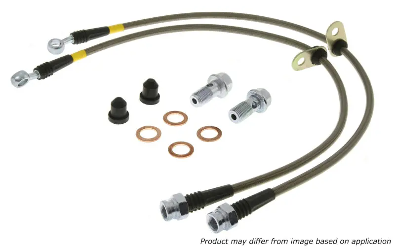 Stoptech Stainless Steel Rear Brake Line Kit For 2000–2006 Bmw X5 1