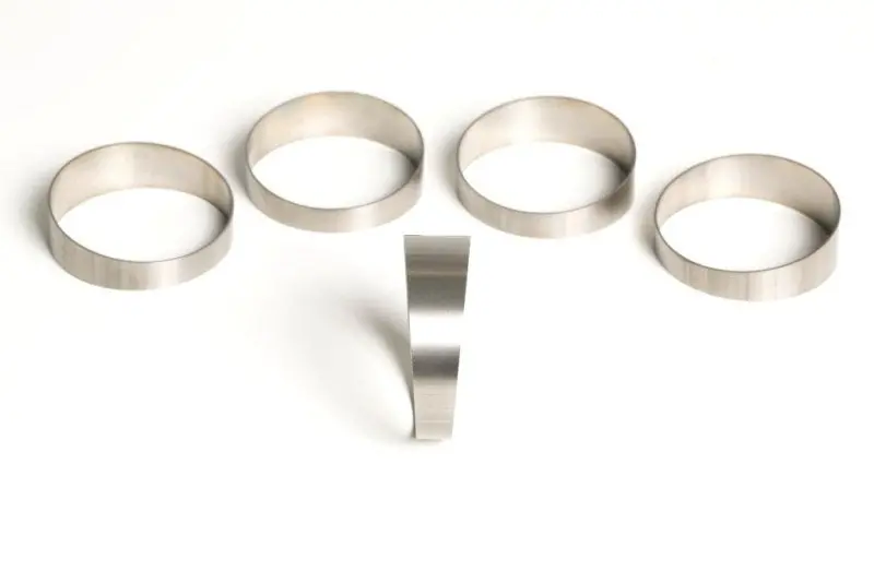 Ticon Titanium Pie-Cut Elbows – 1.75" Od, 45°, 2.625" Clr, 1.2Mm Wall, Pack Of 5 1