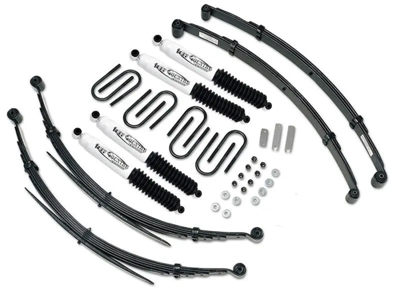 Tuff Country Heavy-Duty 2-Inch Lift Kit With 52-Inch Rear Springs For 1988–1991 Chevy Suburban 3/4-Ton 4X4 1