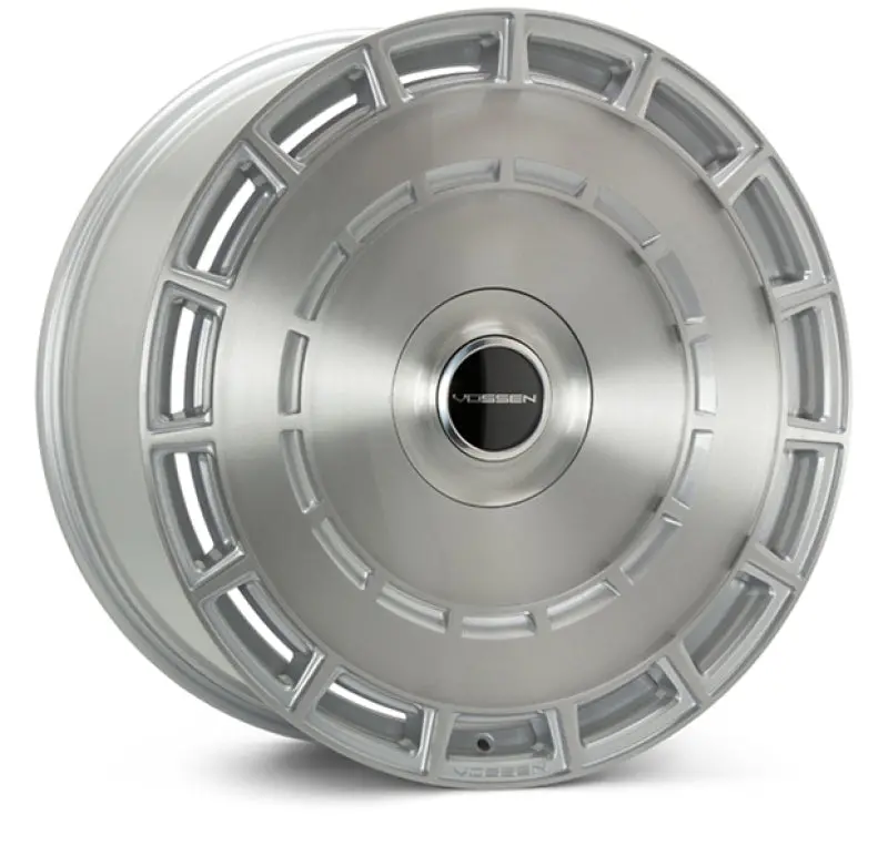 Vossen Hf-9 Forged Aluminum Wheel – 22X9.5", 6X135 Bolt Pattern, Et20 Offset, Deep Concave, Brushed Silver Finish 1