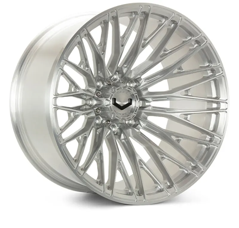 Vossen Vfx-04 24X10In Brushed Gloss Clear Wheel – 8X165.1Mm, Et+15, 125.1Mm Hub Bore, Deep Lip Design 1