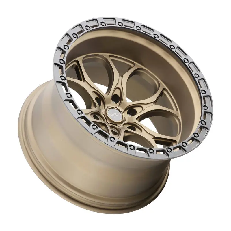 Weld Off-Road W106 20X12 Ledge 6X139.7 Et-44 Bs4.75 Satin Bronze / Black Ring 106.1 1