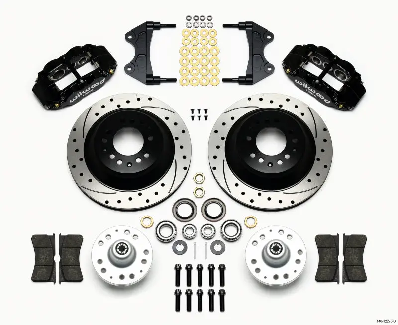 Wilwood Narrow Superlite 6R Front Hub & 1Pc Rtr Kit 12.88In Dril Wwe Prospindle 1