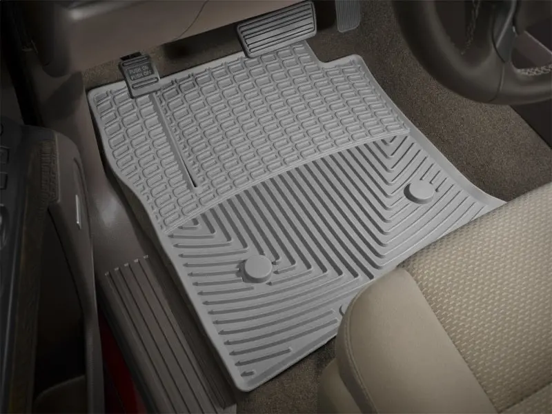 Wt Rubber Floor Mats – Front Row, Grey 1