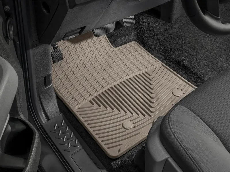 Wt Rubber Floor Mats – Front Row, Tan Color 2