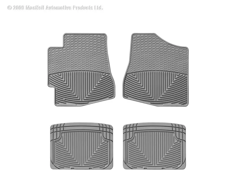 Wt Rubber Mats - Rear - Grey 2